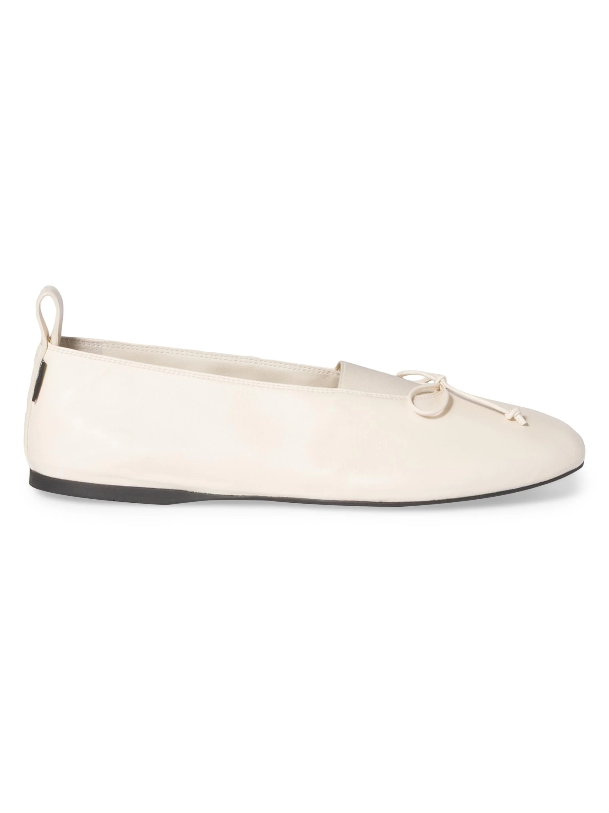 Women's Nappa Leather Ballerinas - Beige Khaki - 1