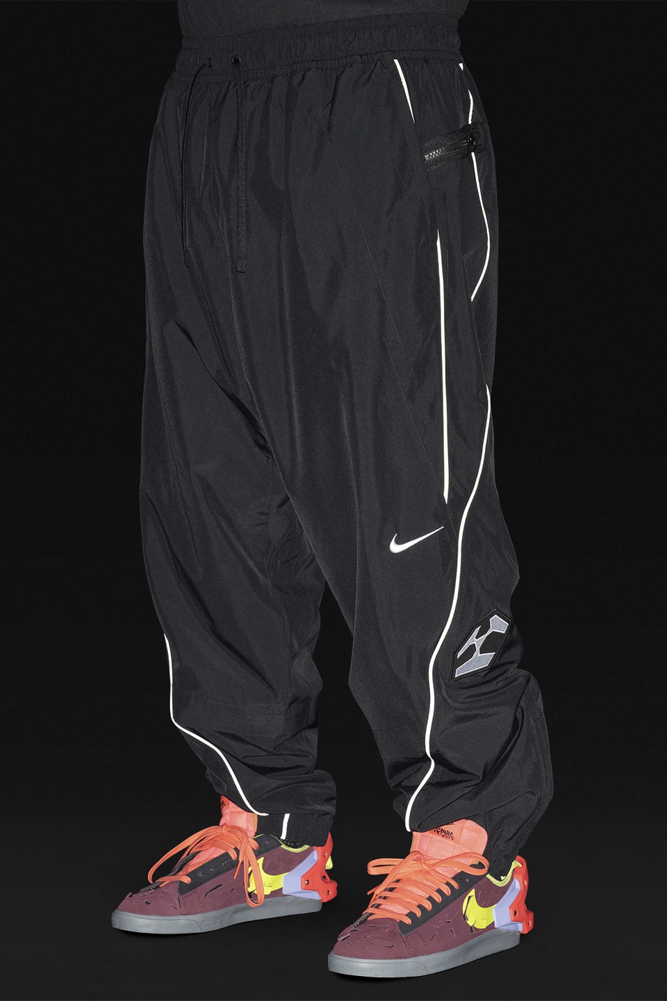 GGG-P2-010 Nike® Acronym® Track Pant Woven Black/Black - 15