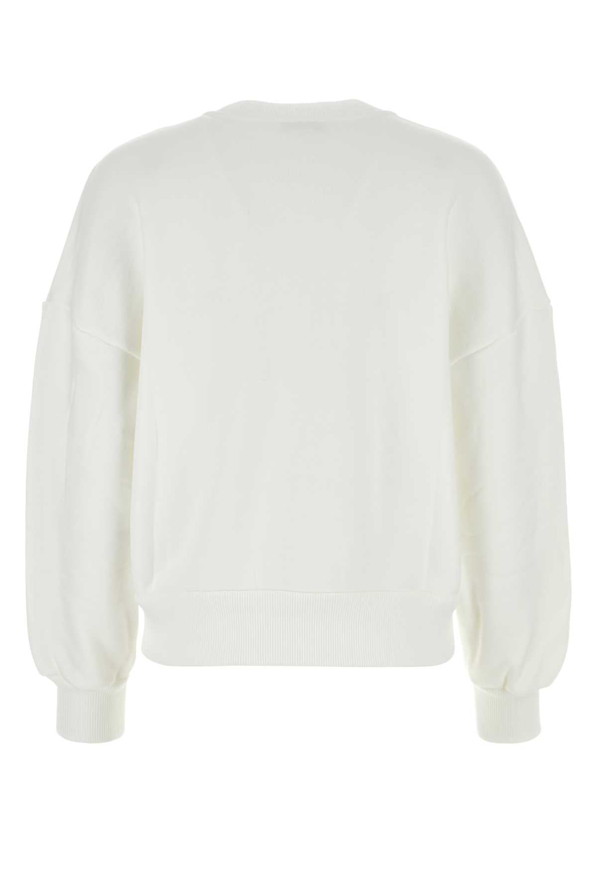 Alexander Mcqueen Women White Cotton Sweatshirt - 2
