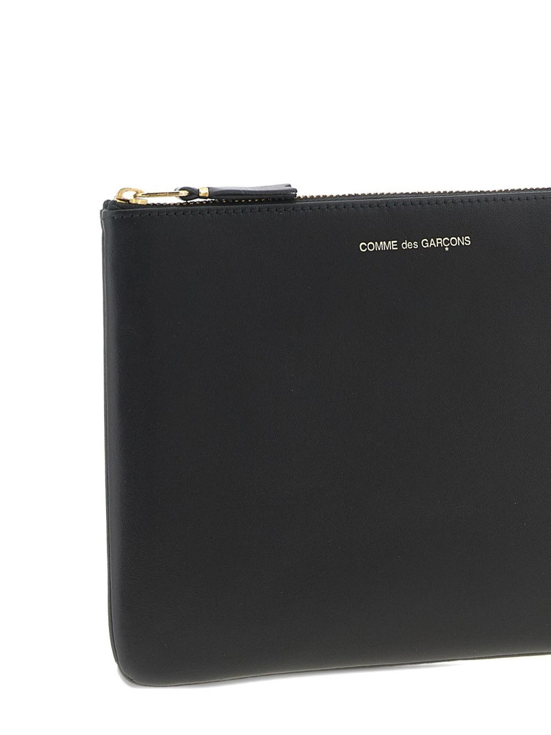 embossed logo zip wallet 3