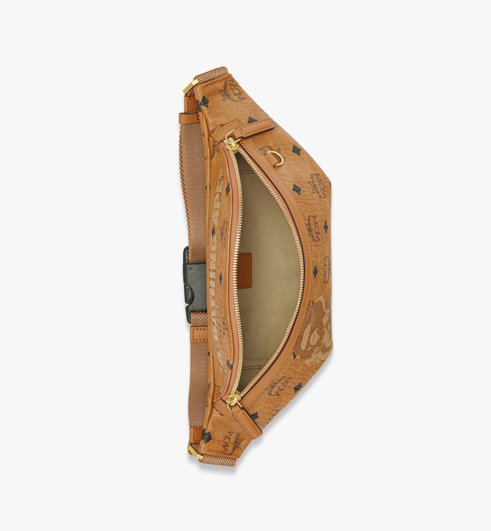 MCM x BAPE Fursten Belt Bag in Visetos - 2