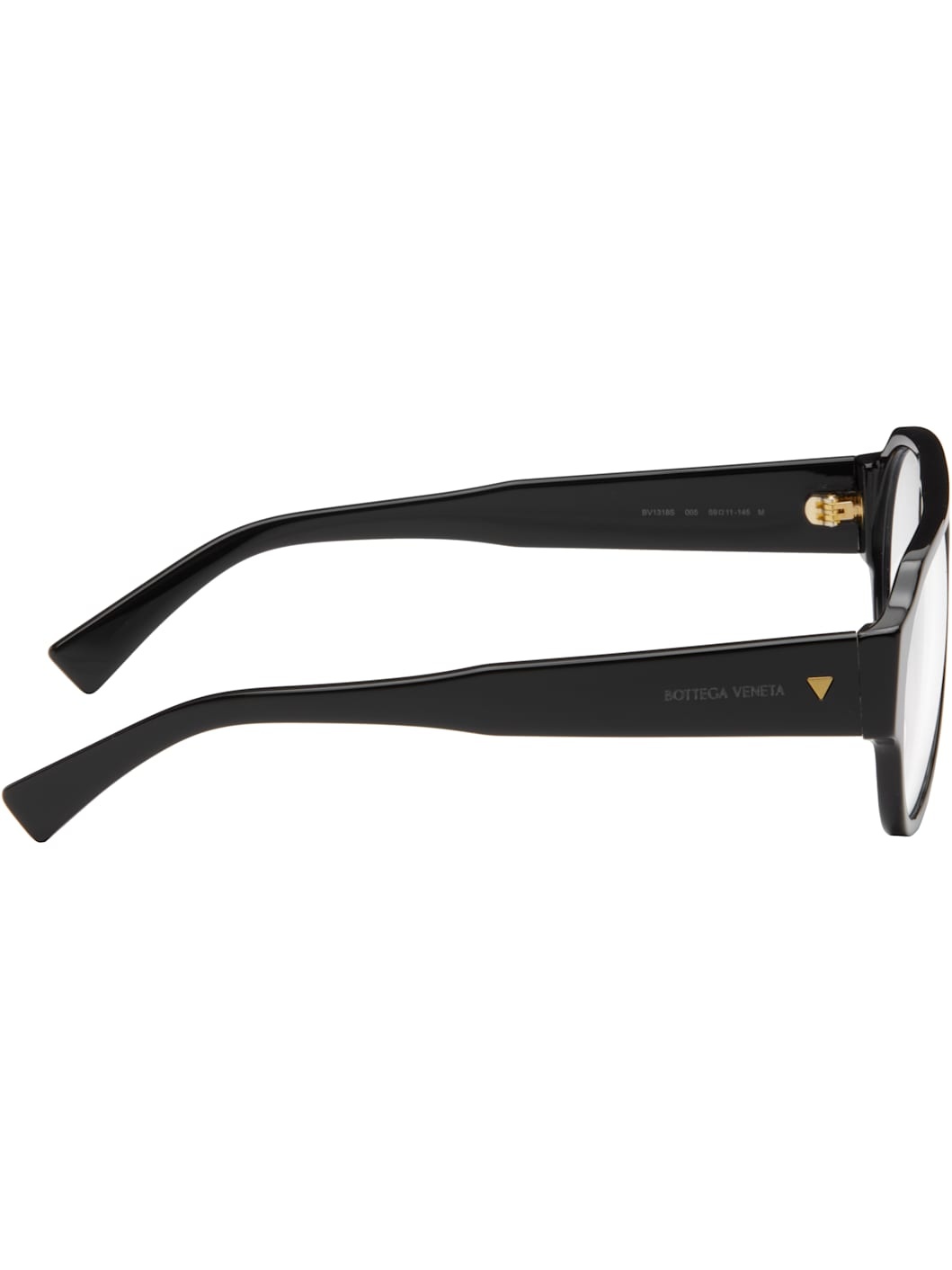 Black Soft Aviator Glasses - 2