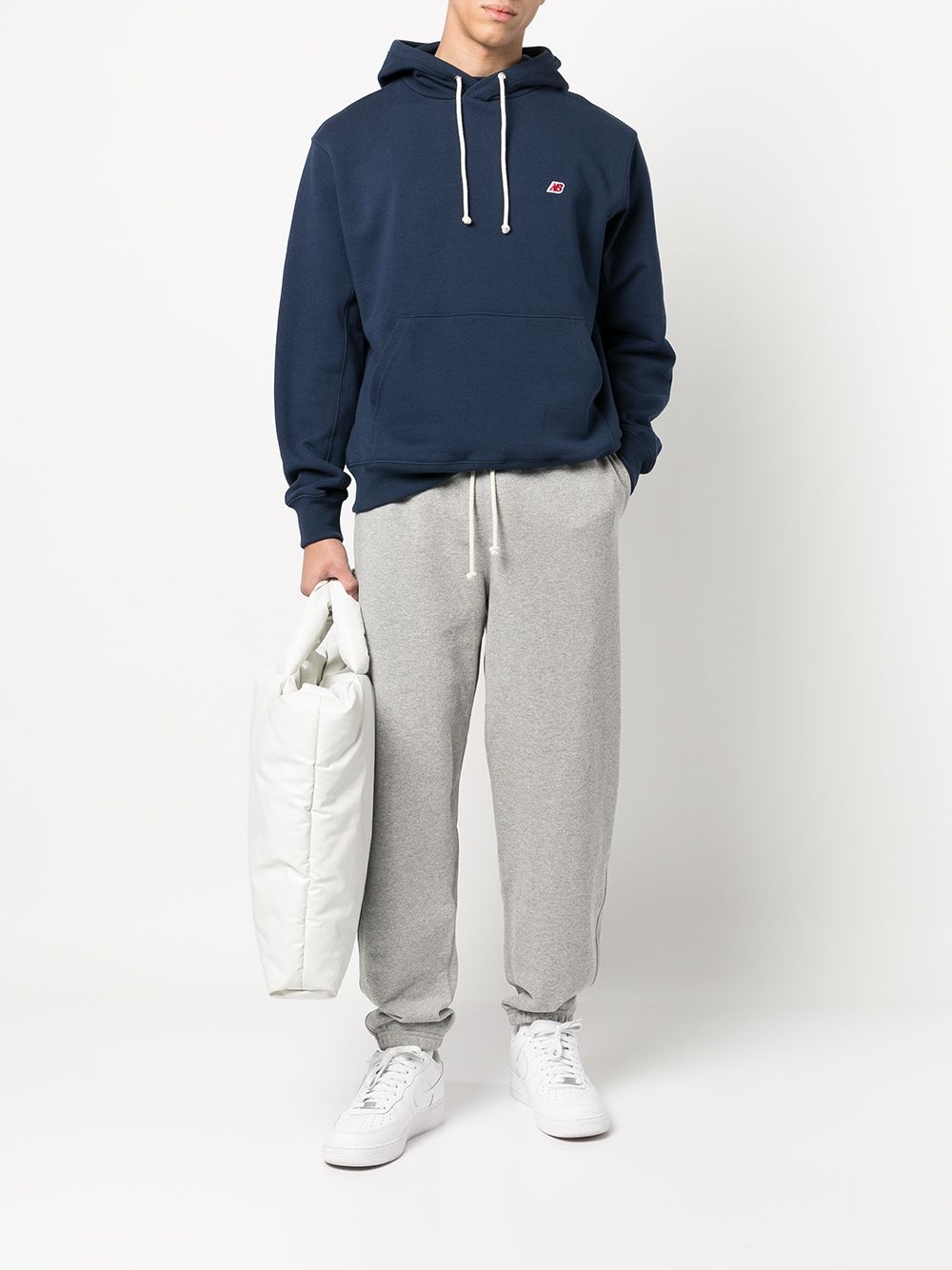 drawstring cotton track pants - 2