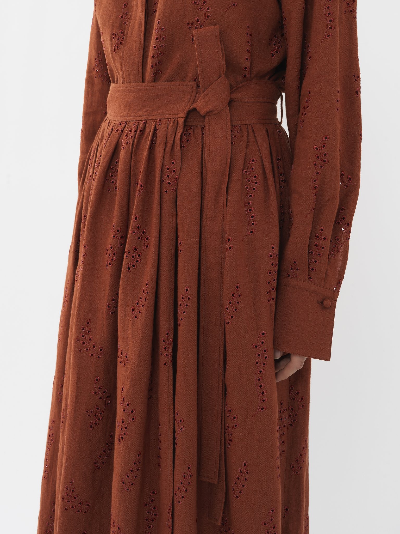CHLOÉ X ERES PALOMA LONG WRAP SKIRT - 4