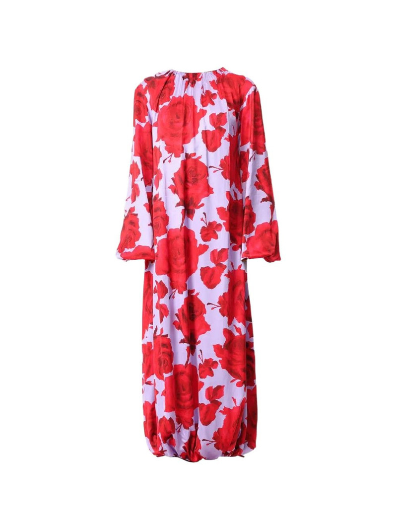 floral long-sleeve dress 1