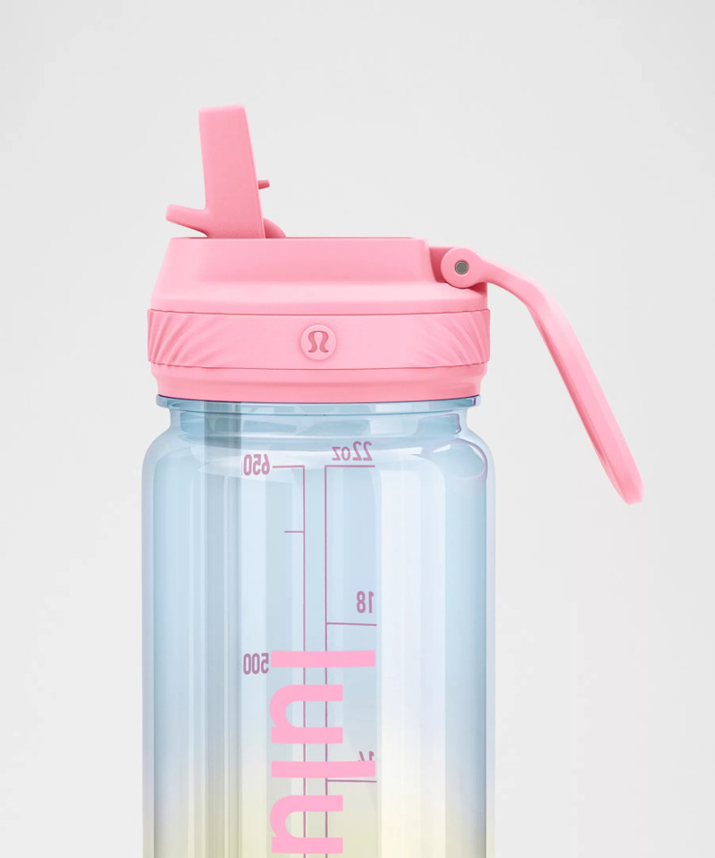 Back to Life Clear Bottle 24oz *Straw Lid 3
