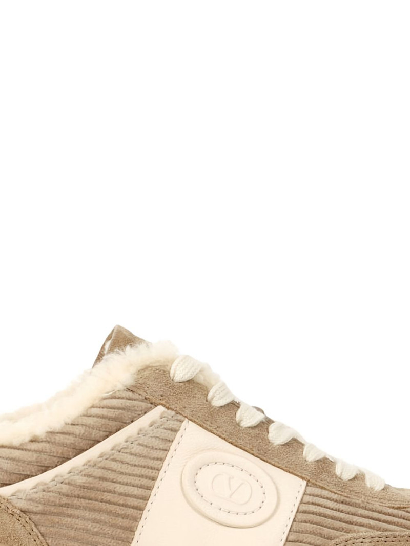 Valentino ribbes lace-up sneakers outlook