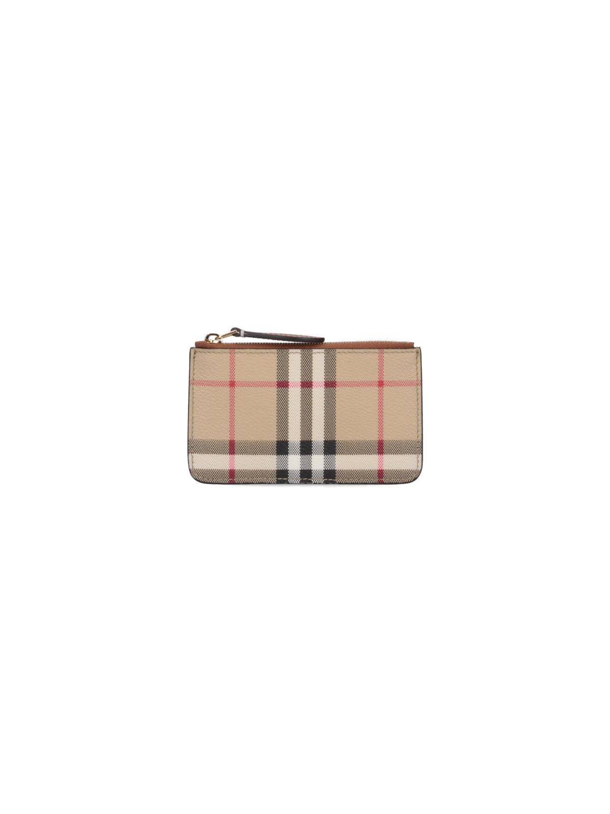 'CHECK' ZIP PURSE - 1