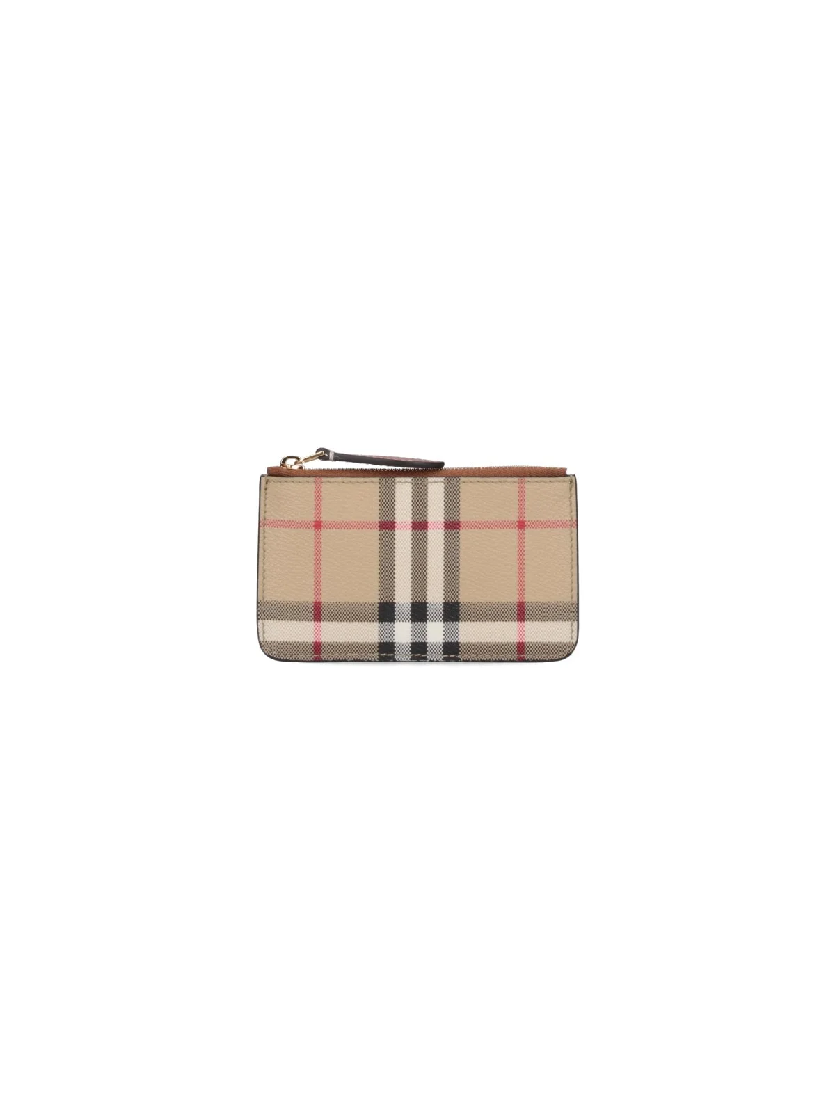'CHECK' ZIP PURSE - 1