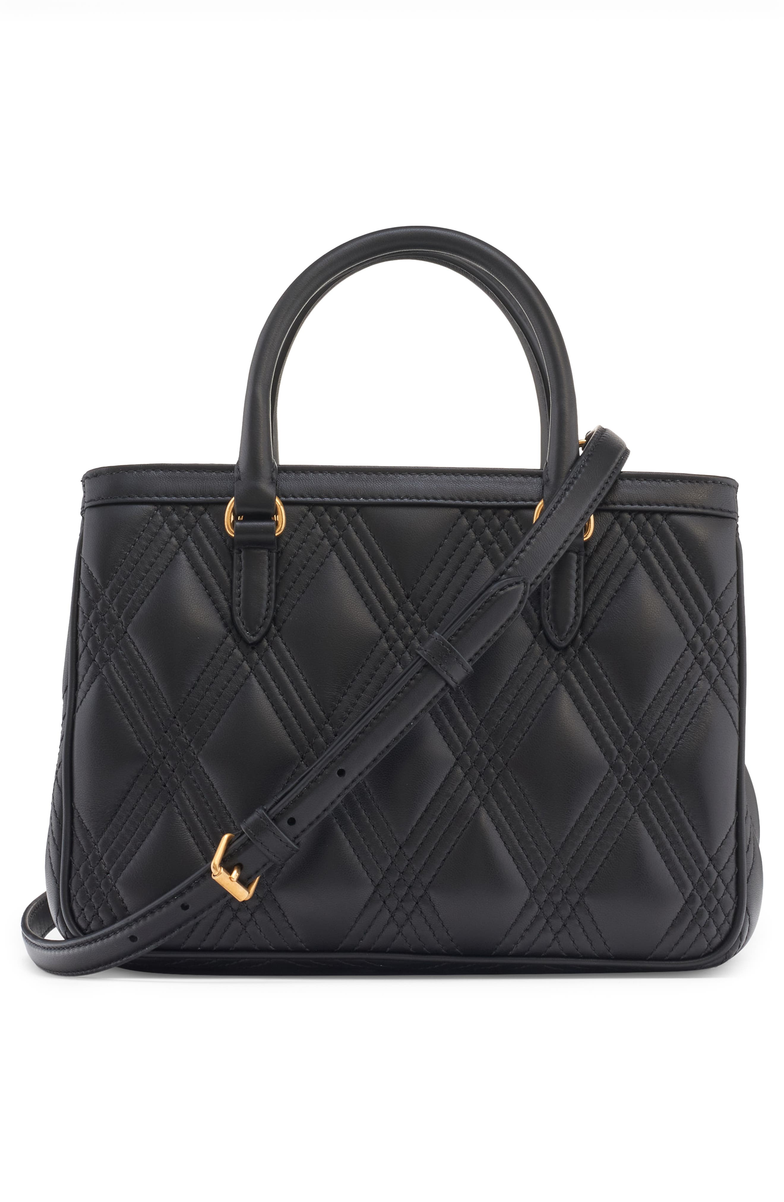 Valentino Garavani Quiltie 67 Leather Satchel in Nero at Nordstrom - 4