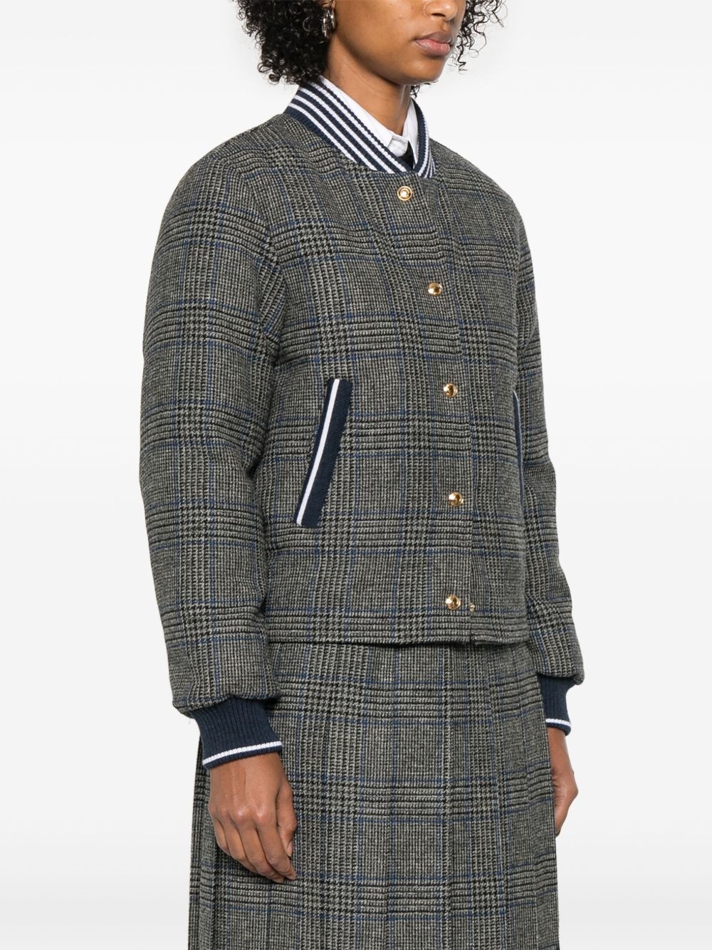 Prince of Wales Hunting tweed bomber jascket - 3