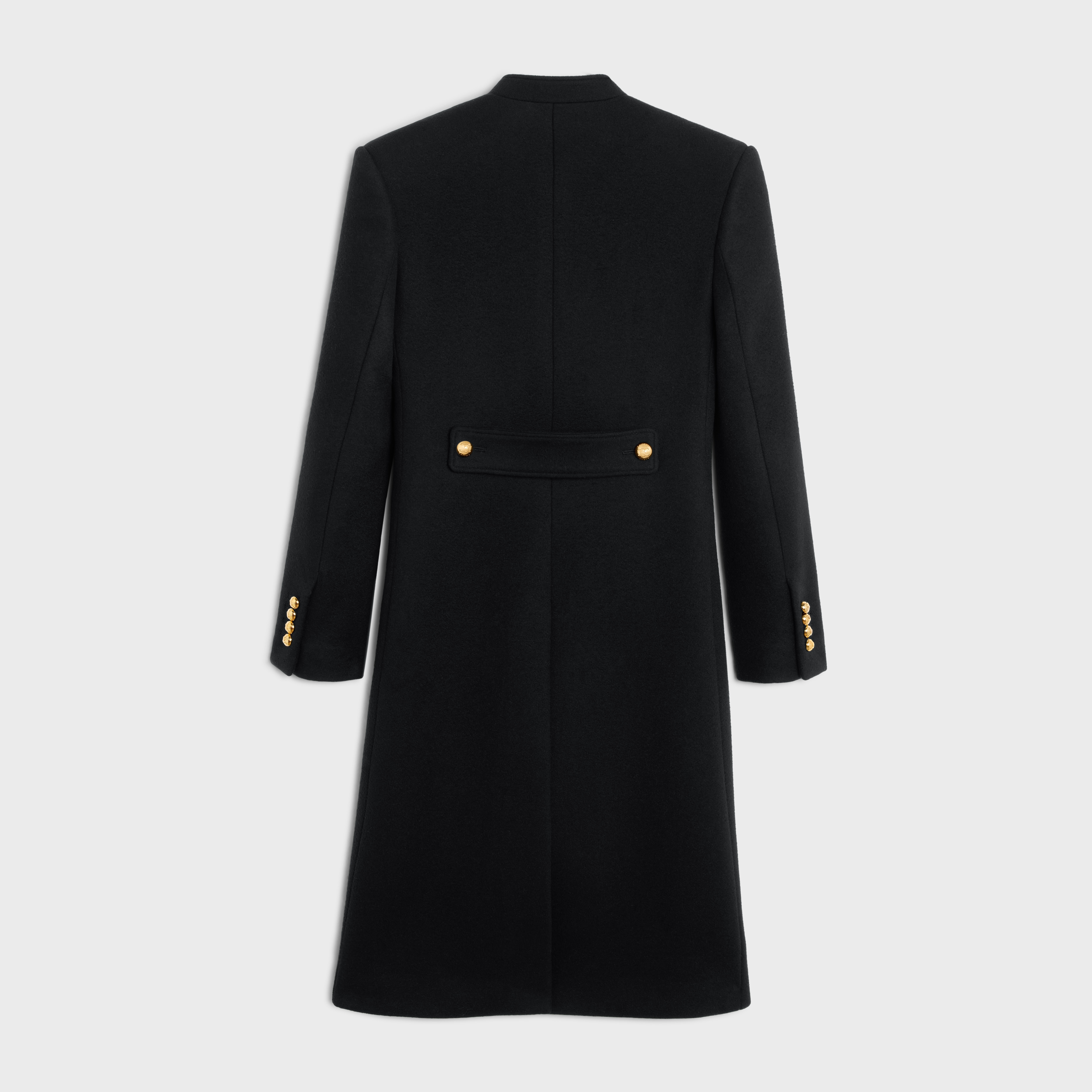 military coat in wool cloth - 2