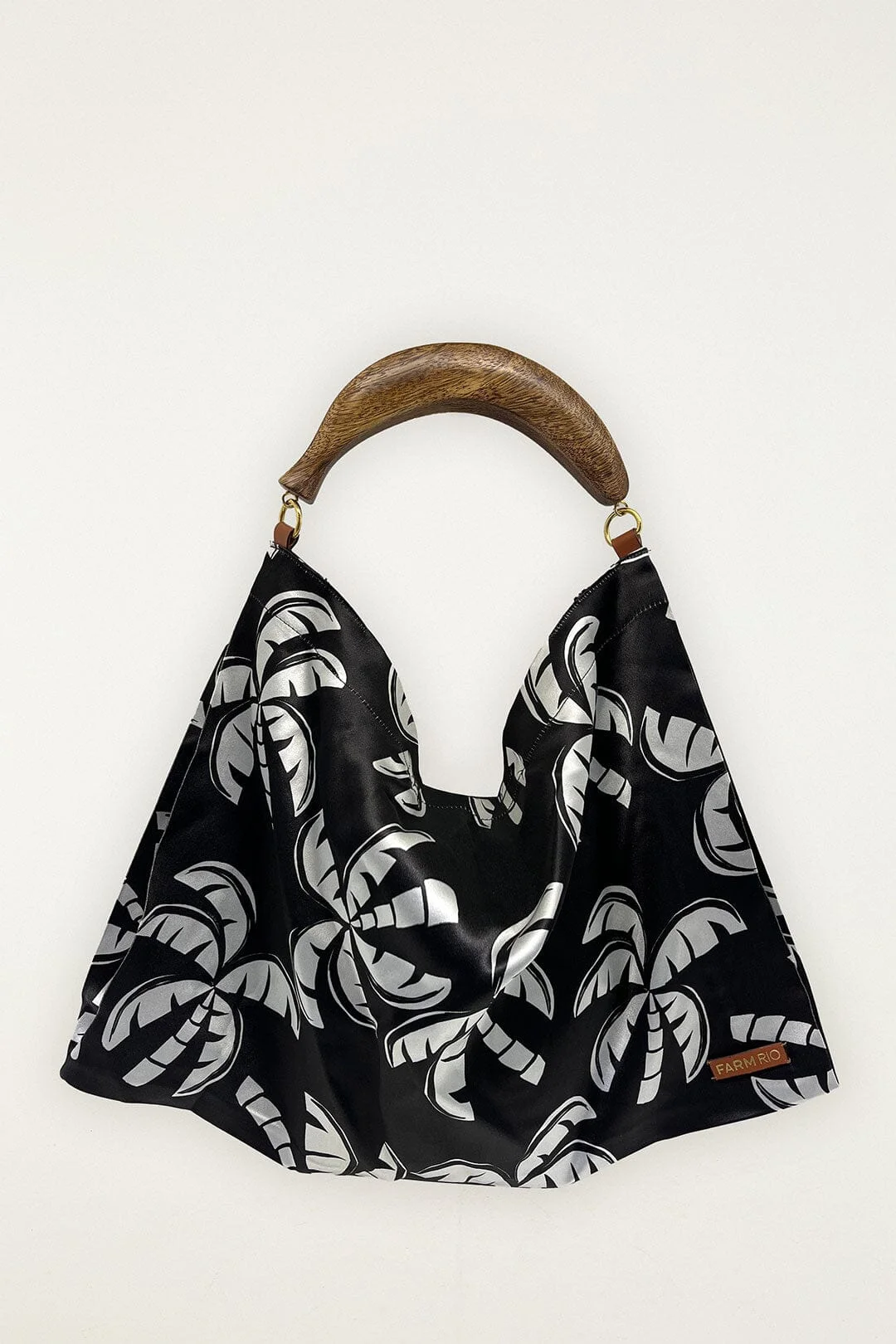 Black And White Scarf Tote Bag - 1