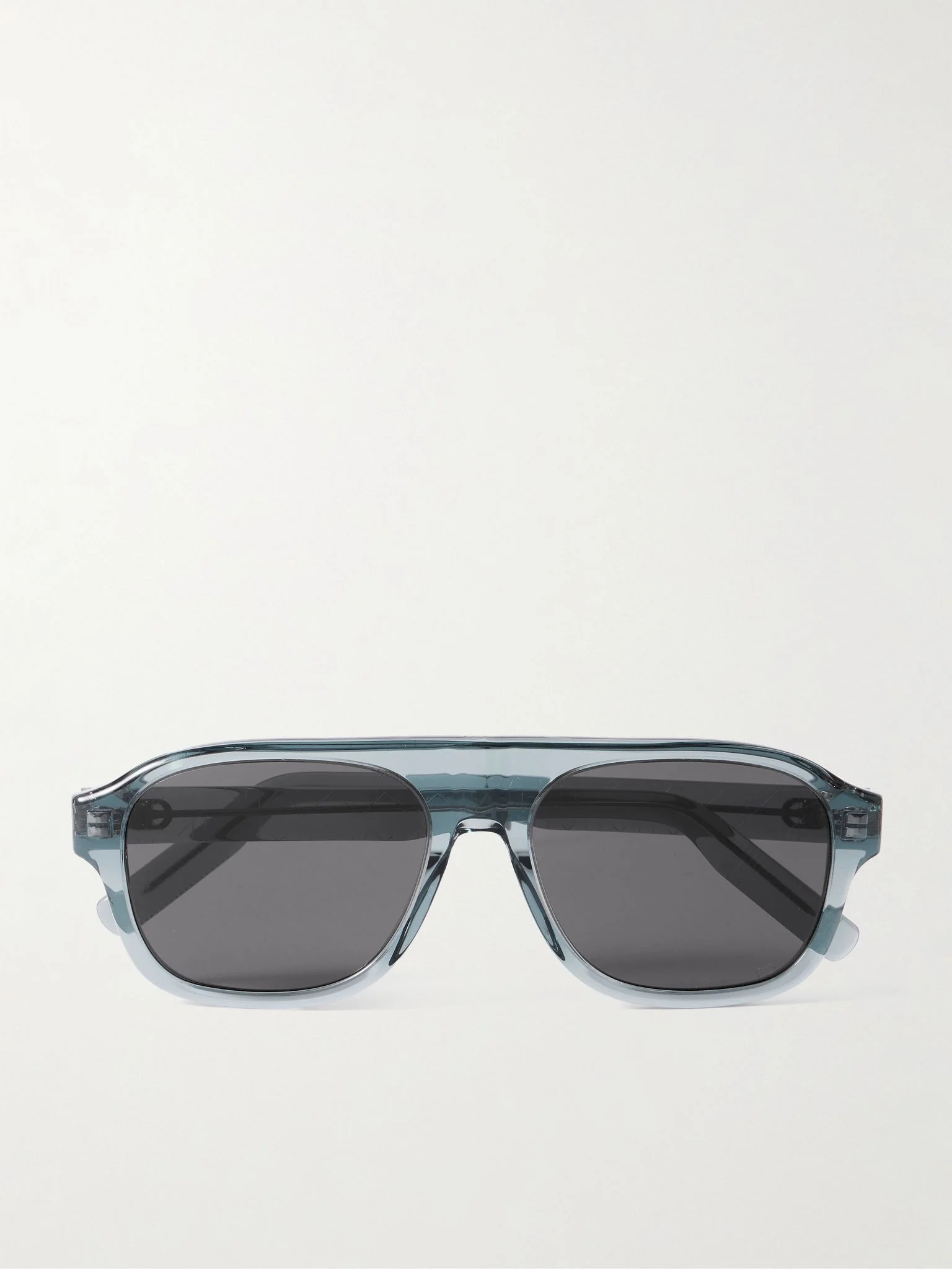 CDIconA1I Aviator-Style Acetate Sunglasses Gray - 1