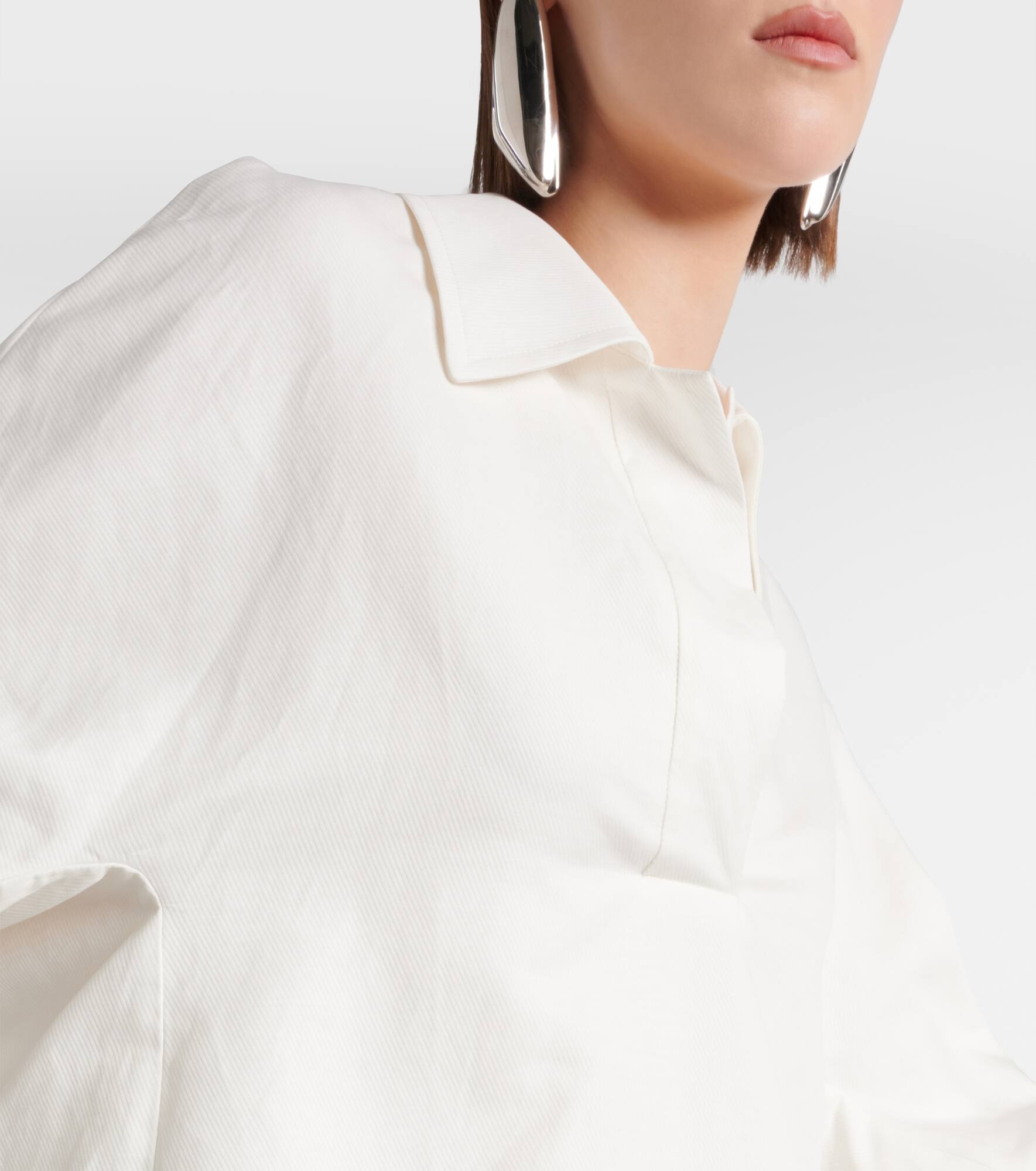 Linen and cotton-blend top - 5