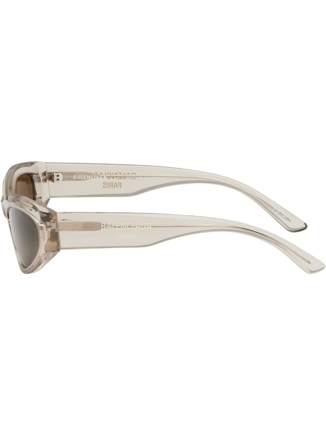 Beige Logo Cateye Sunglasses - 3