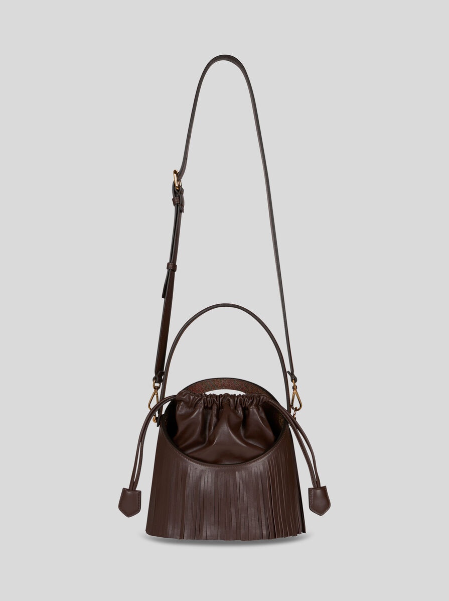 MEDIUM SATURNO BAG WITH FRINGING - 3