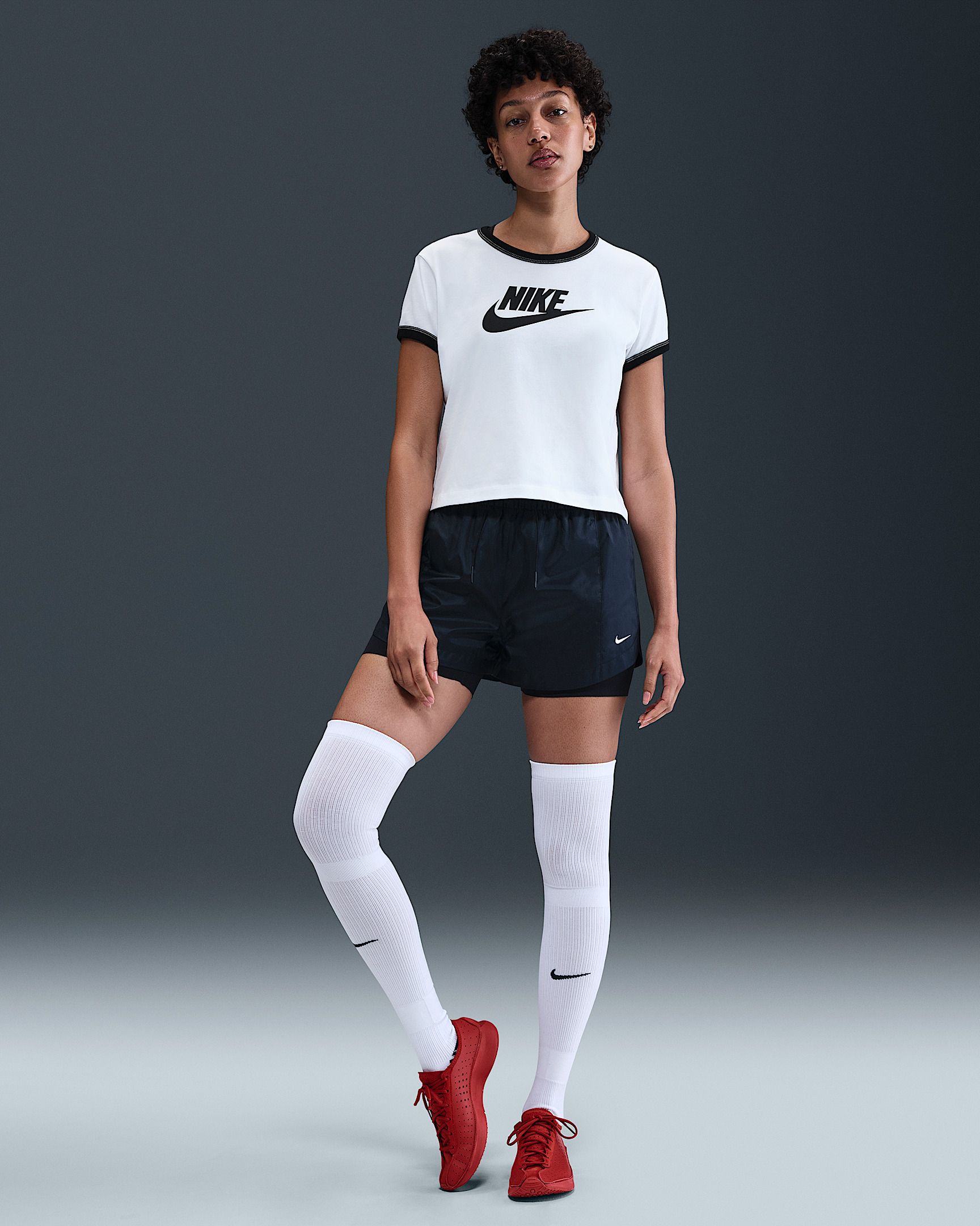 Nike Sportswear Women's Short-Sleeve Ringer T-Shirt - 4