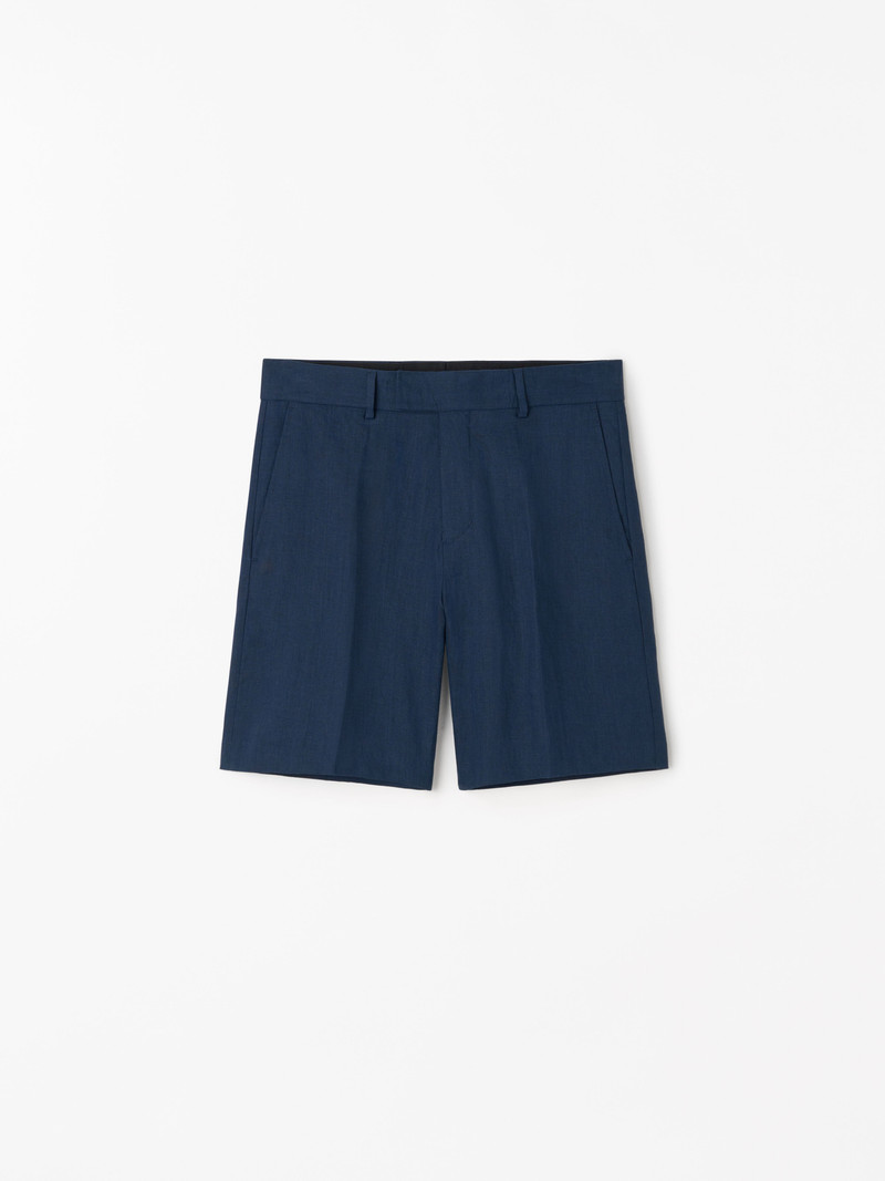 Thiago Tailored Linen Shorts 1