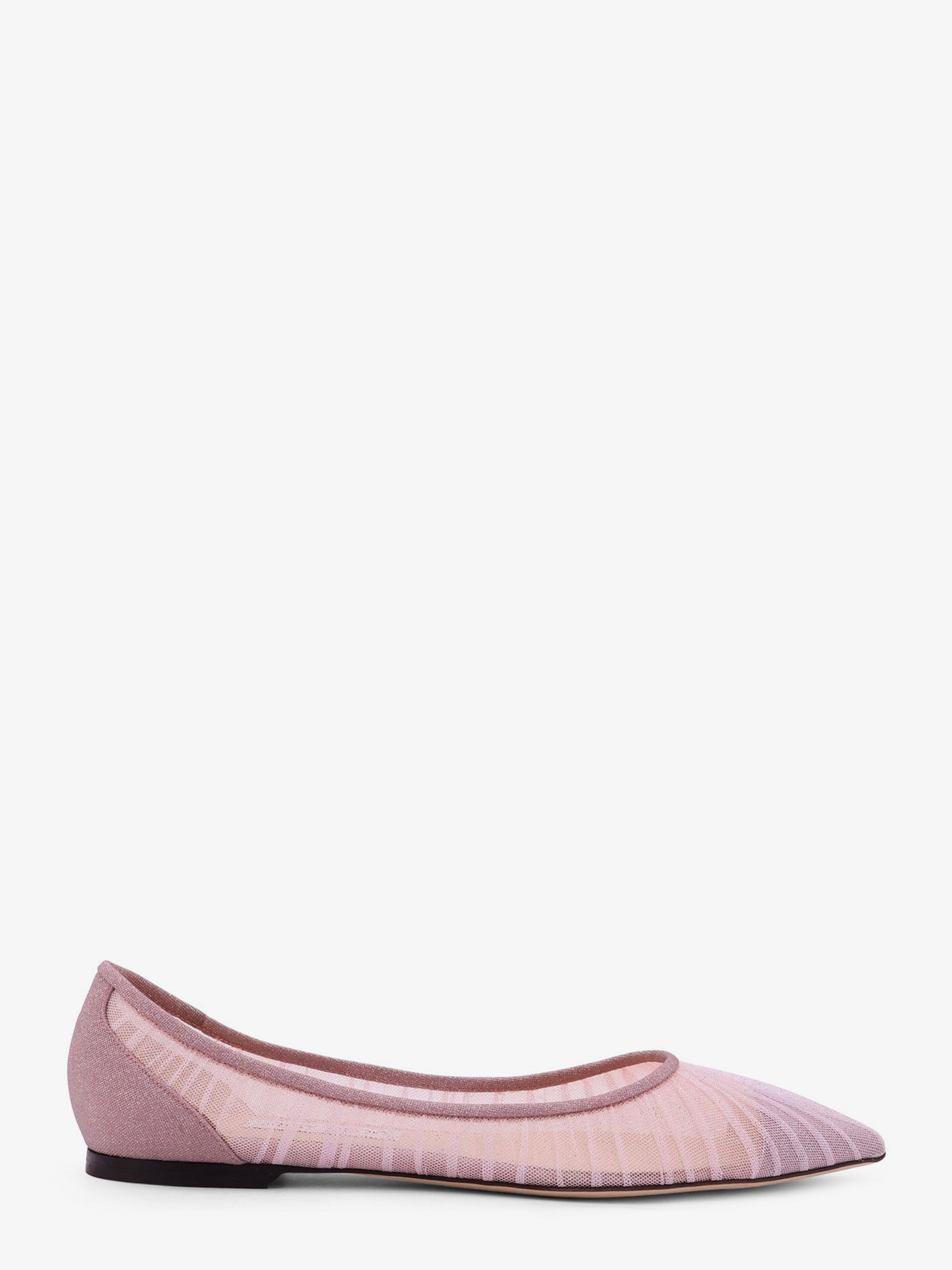 Love Flat Glittered Tulle Ballerinas - 1