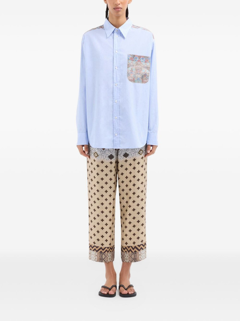 Alorhi tapestry-print chest-pocket shirt 3