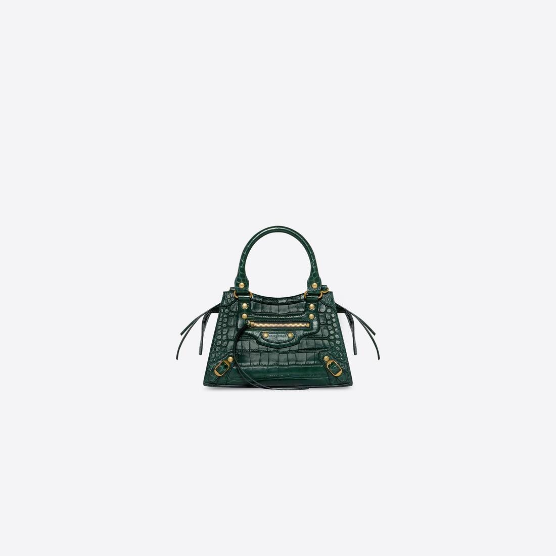 Women's Neo Classic Xs Handbag Crocodile Embossed in Green - 1