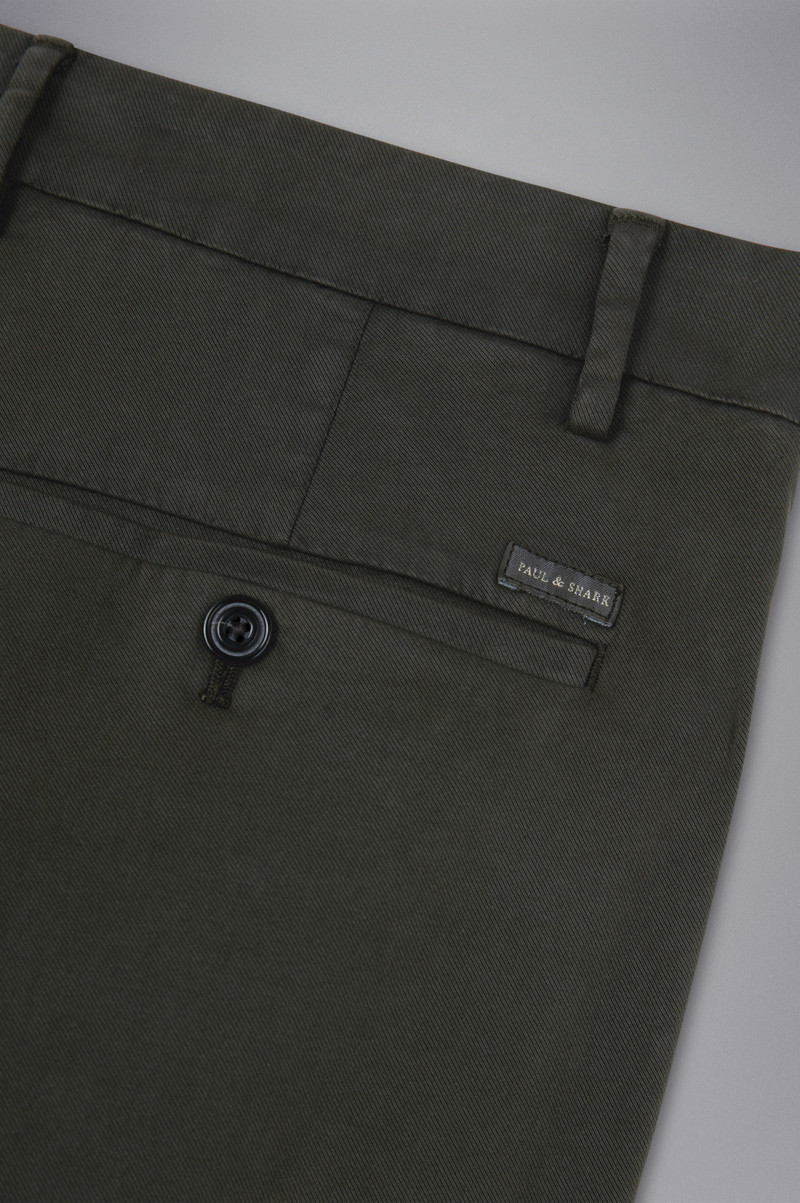 TWILL TENCEL COTTON CHINO TROUSERS 5