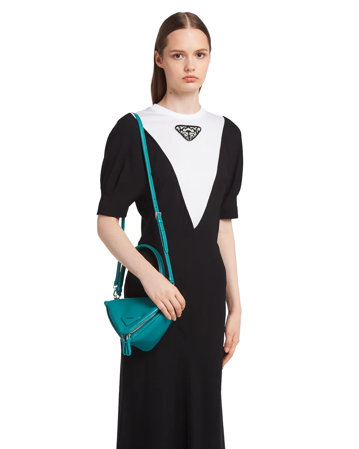 Padded nappa leather handbag - 2