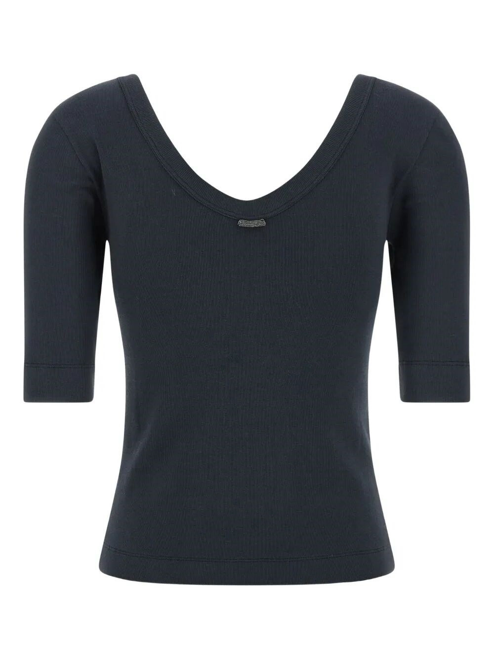 Ribbed Jersey T-Shirt - 2