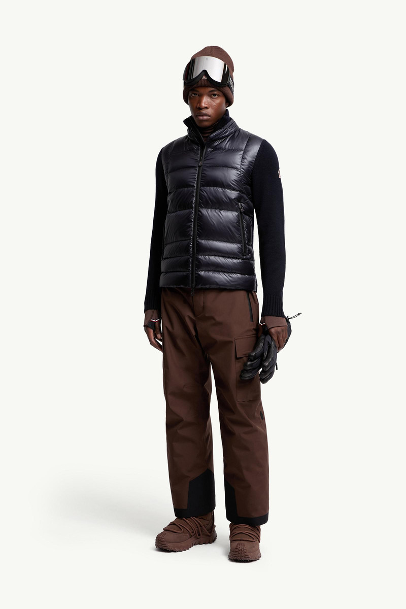 Moncler Grenoble Padded Wool Zip-Up Cardigan outlook