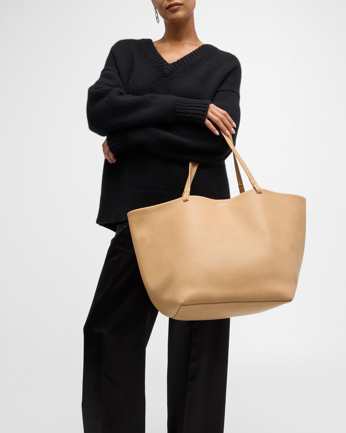 The Row Park XL Tote Bag in Saddle Leather | neimanmarcus