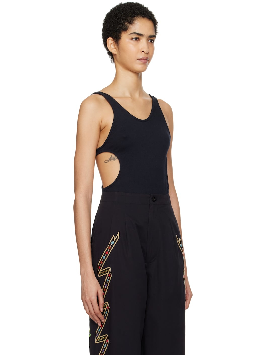 Black Palmer Bodysuit - 2