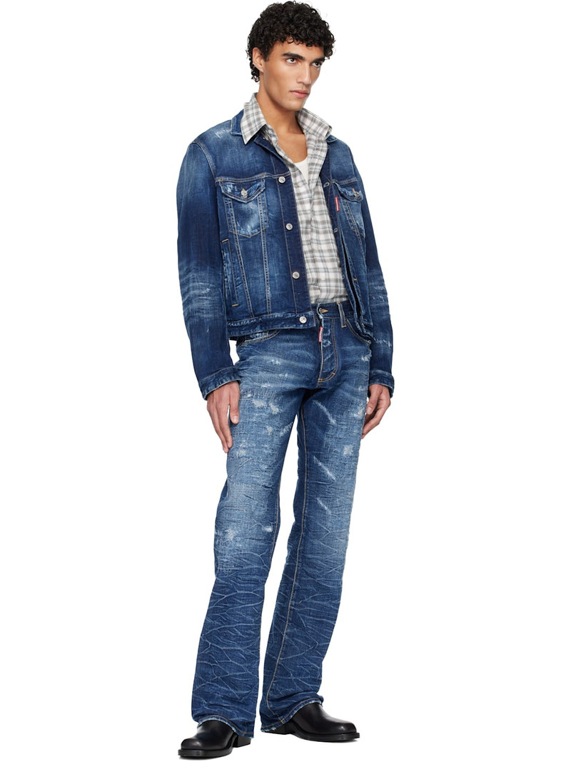 DSQUARED2 Navy Double Front Denim Jacket outlook