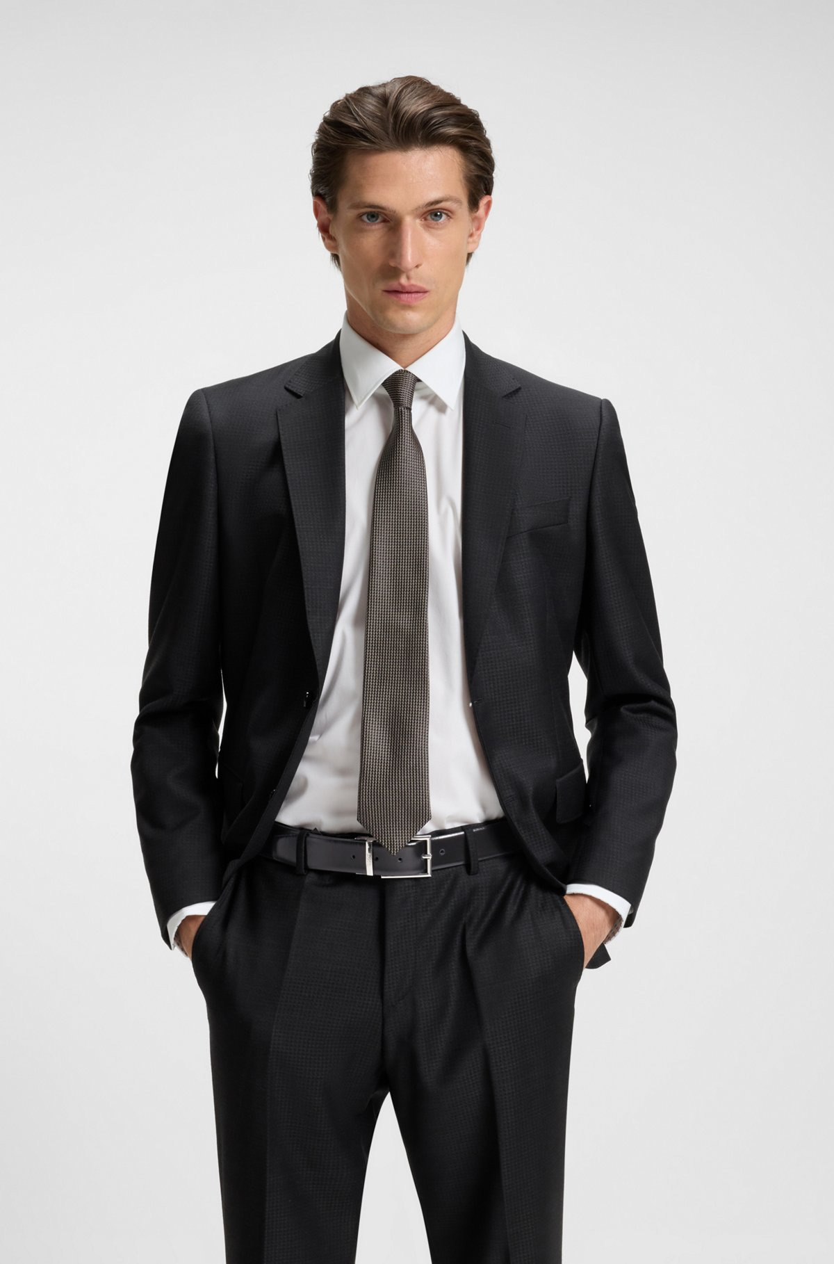 REVERSIBLE BELT IN ITALIAN LEATHER - 2