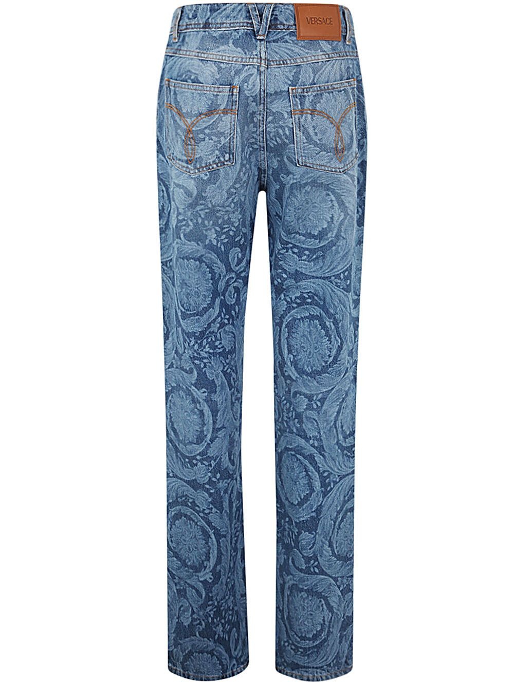 PANT DENIM LASER STONE WASH BAROQUE SERIES DENIM FABRIC WITH SPECIAL TREATMENT - 2