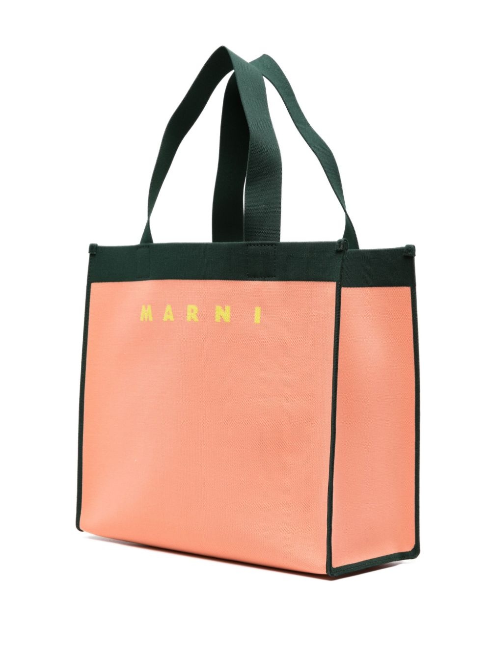 logo-jacquard cotton-blend tote bag - 3