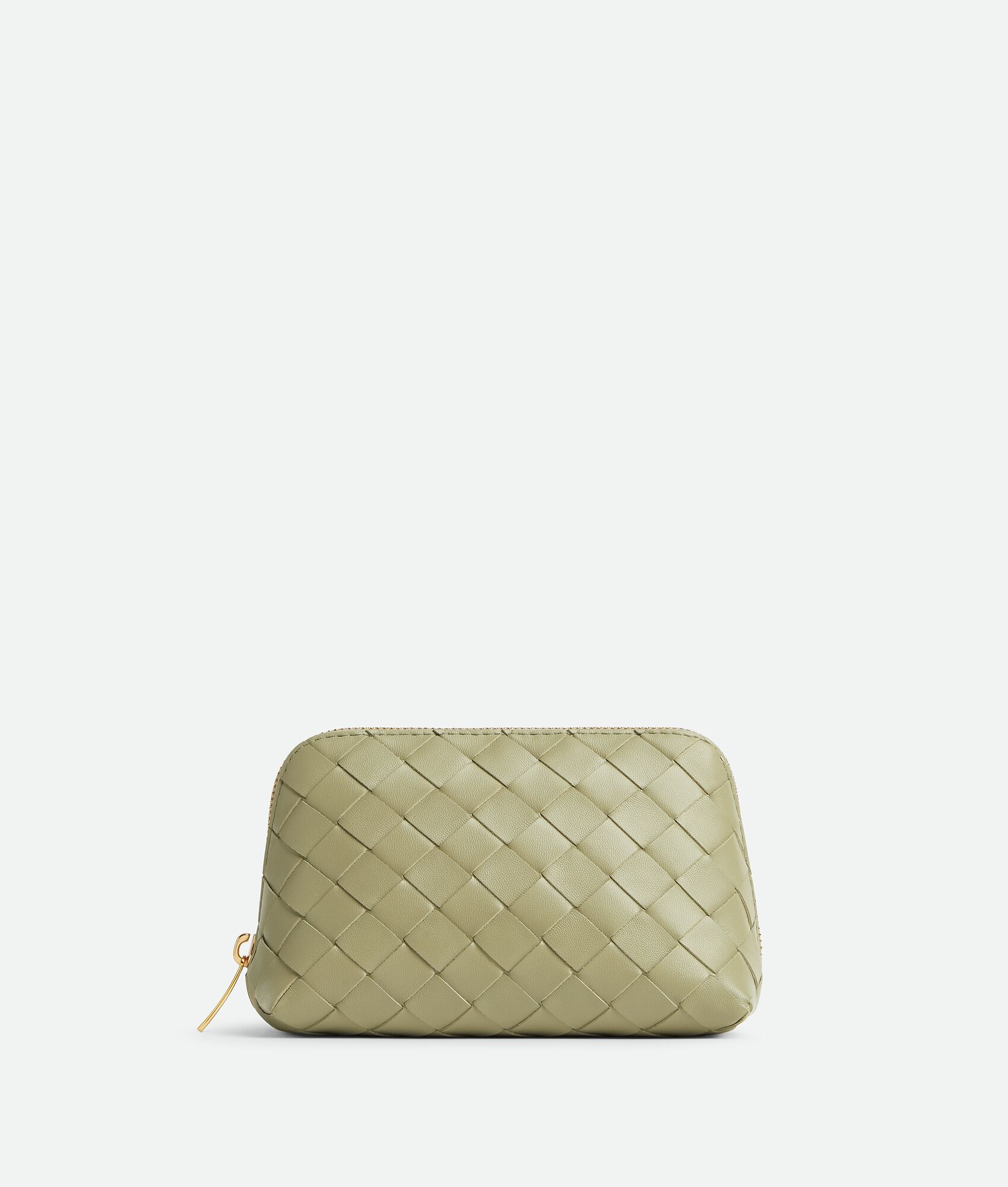 Intrecciato Small Half-Moon Beauty Pouch - 1