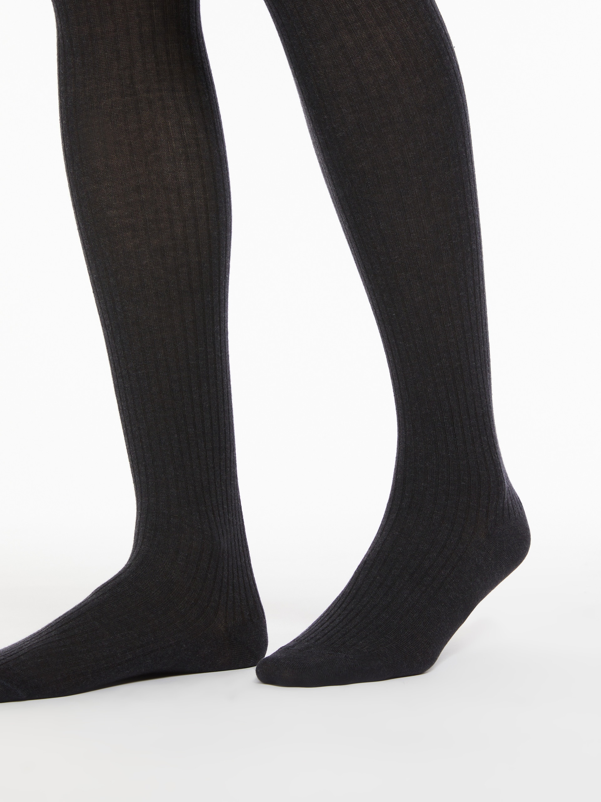 ZAVORRA Ribbed cotton tights - 1