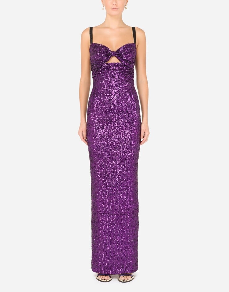 Long sequined dress - 1