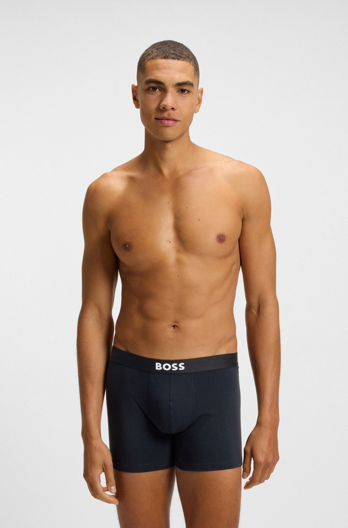 THREE-PACK OF BOXER BRIEFS IN STRETCH COTTON - 6