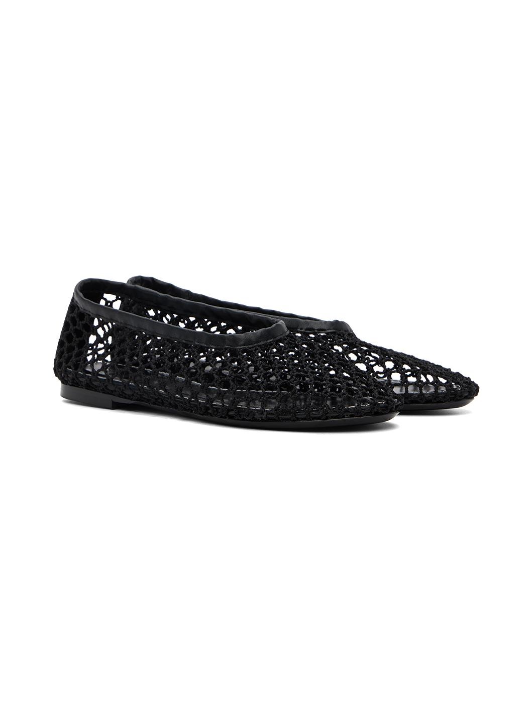 Black Alba Ballerina Flats - 4