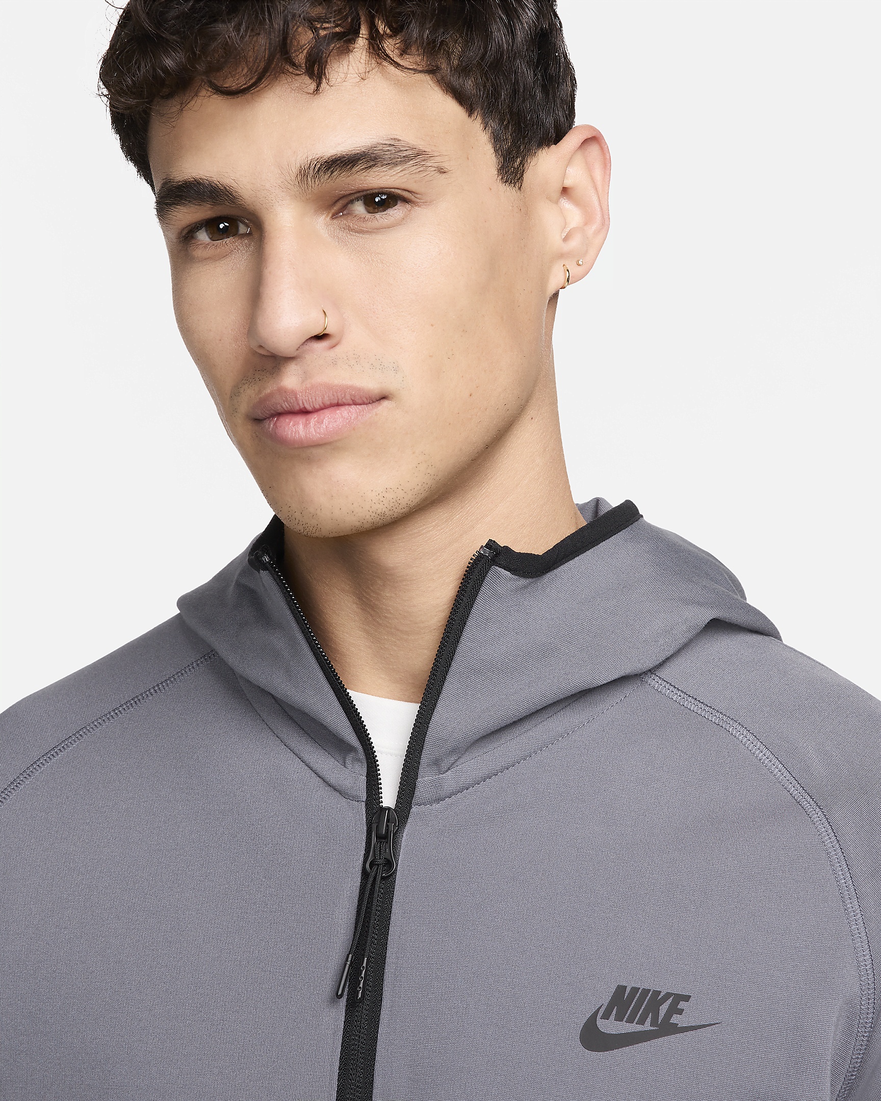 Nike Tech Men's Lightweight Knit Full-Zip Hoodie - 3