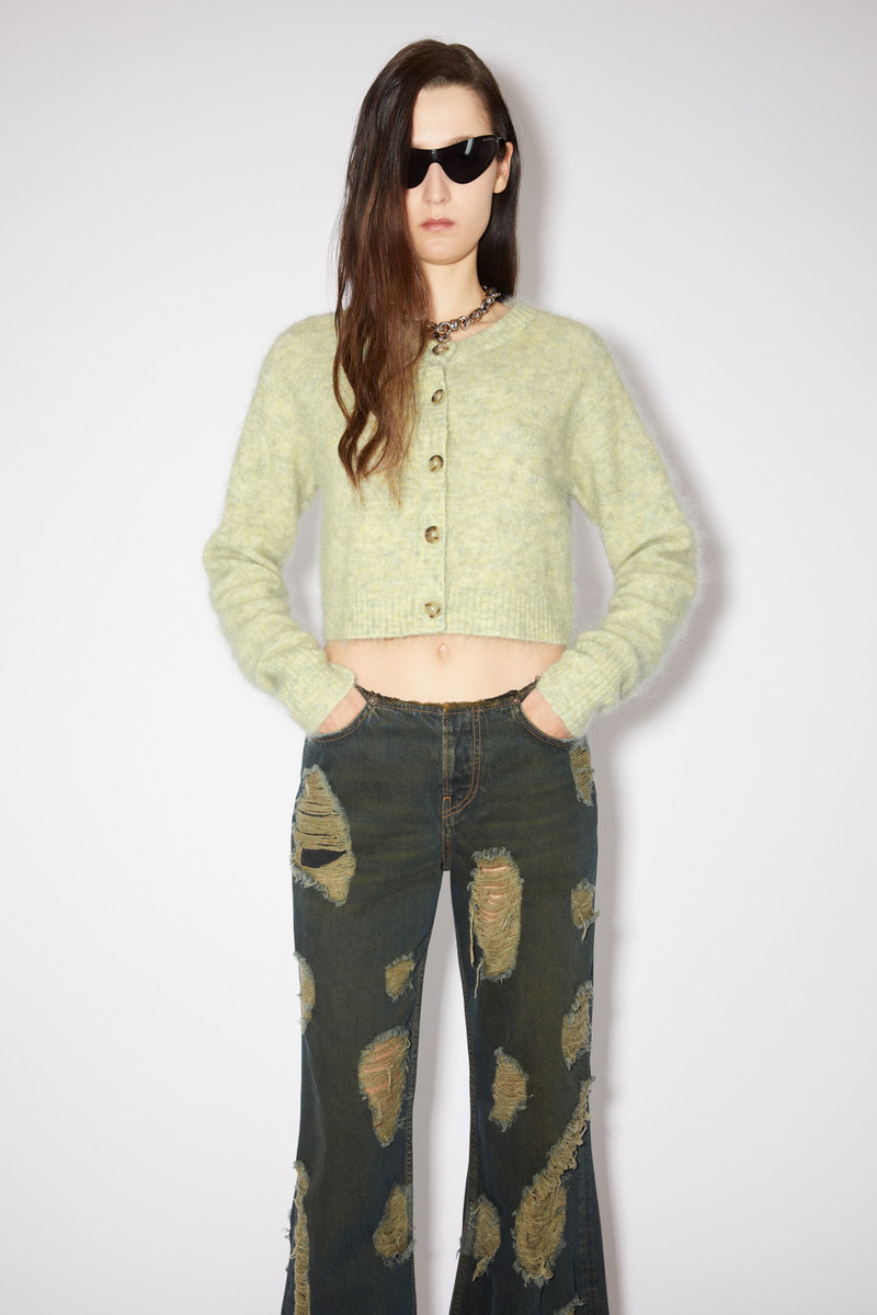 Mohair blend cardigan - Pistachio Green 2