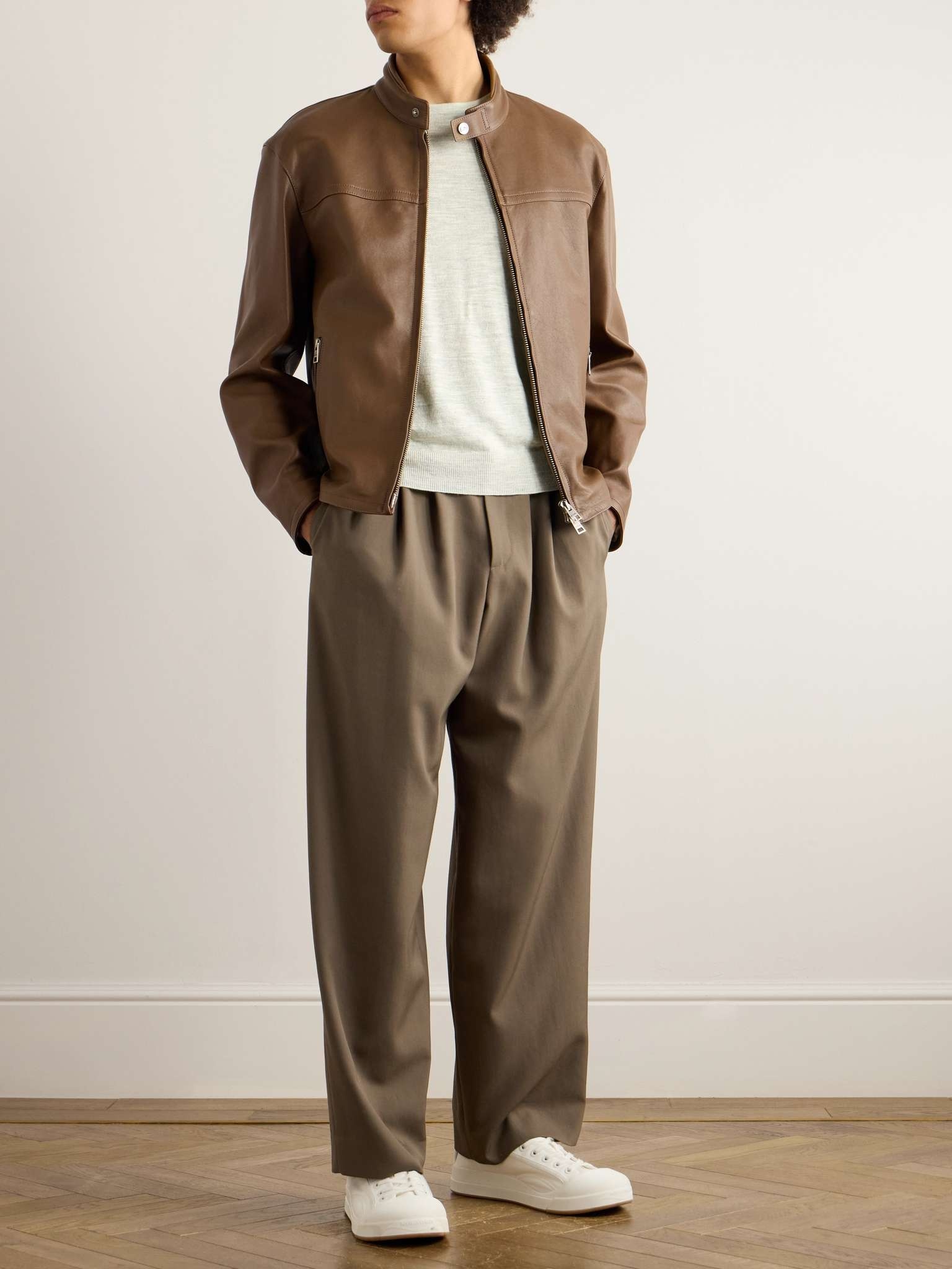 Leather Biker Jacket - 2