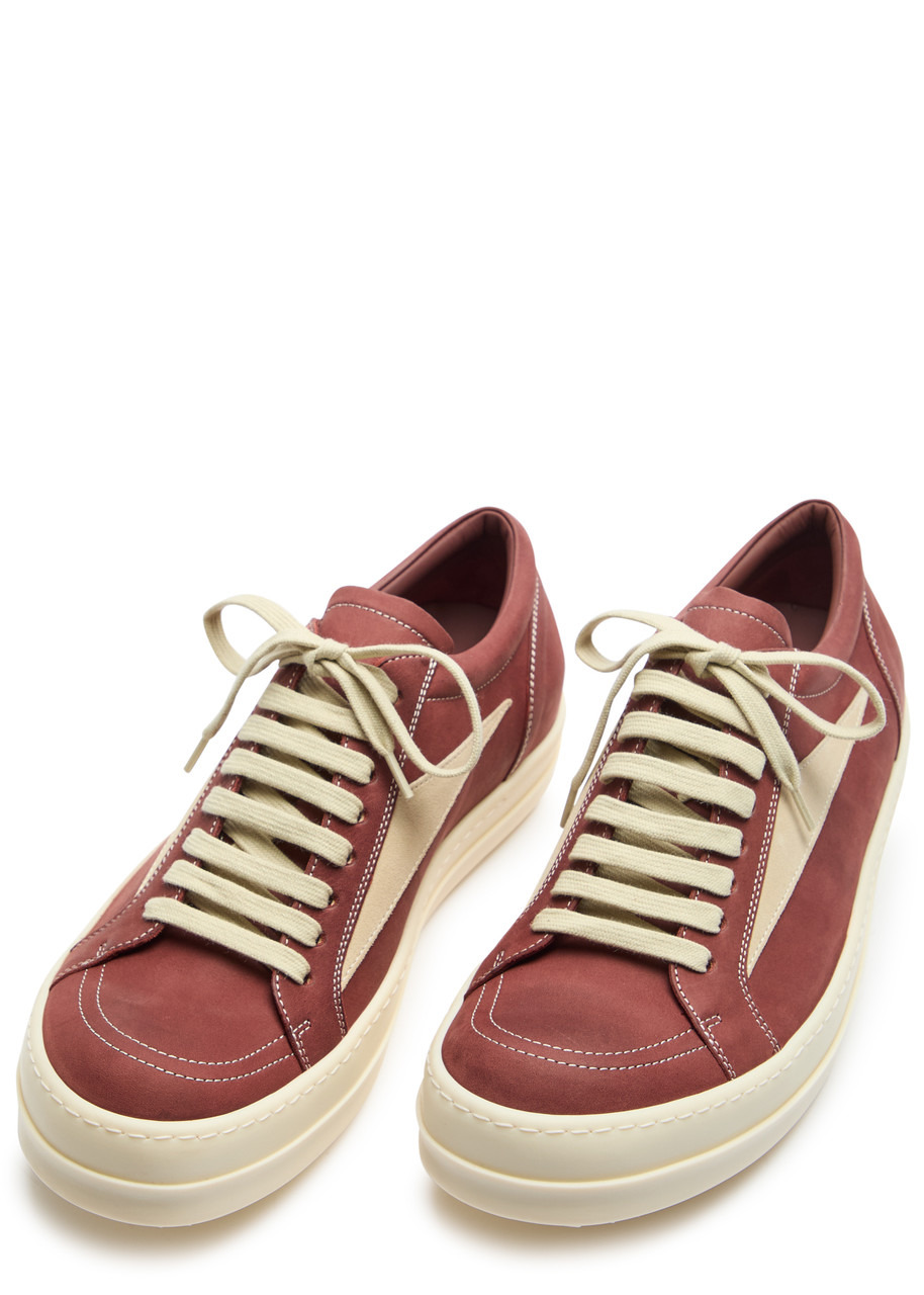Rick Owens Suede and Leather Sneakers - 3