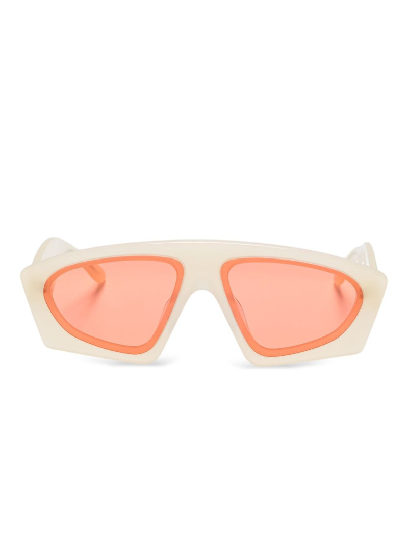 geometric-frame sunglasses 1