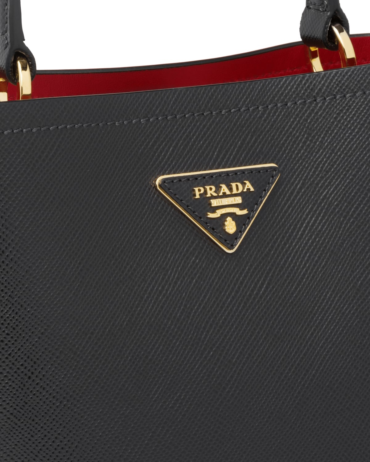 Medium Saffiano Leather Prada Panier Bag - 6