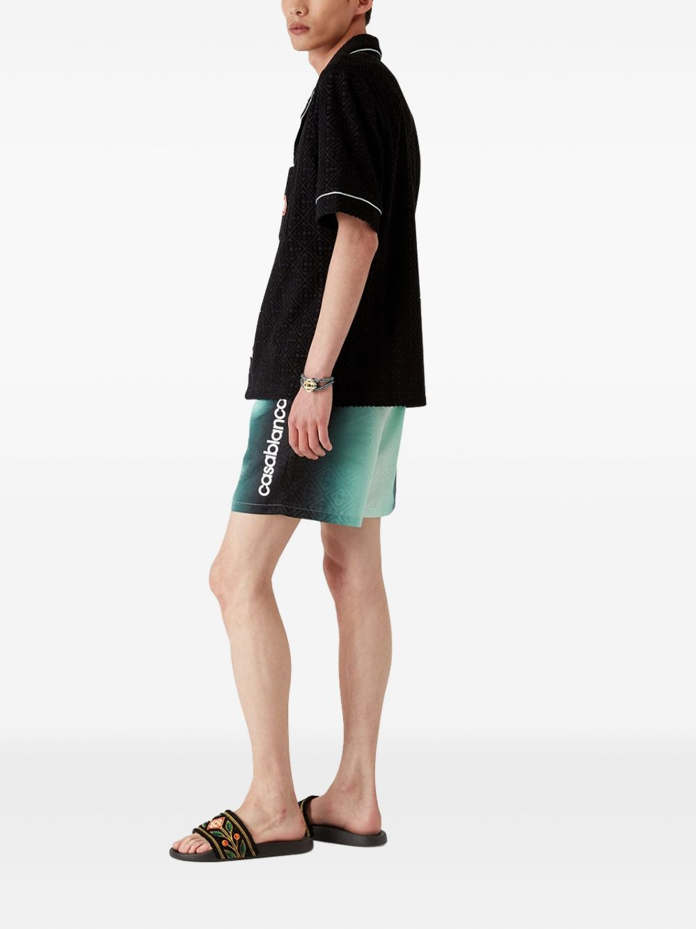 ombré monogram swim shorts - 2