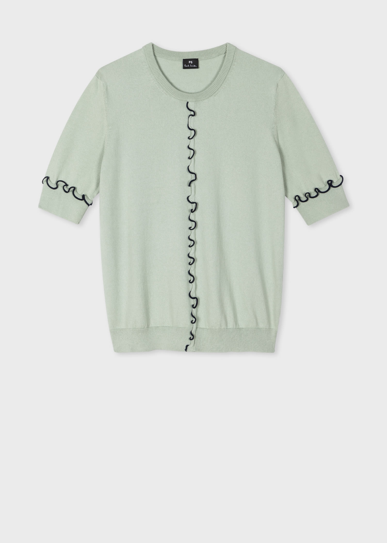 Mint Green Organic Cotton Knitted Top - 1