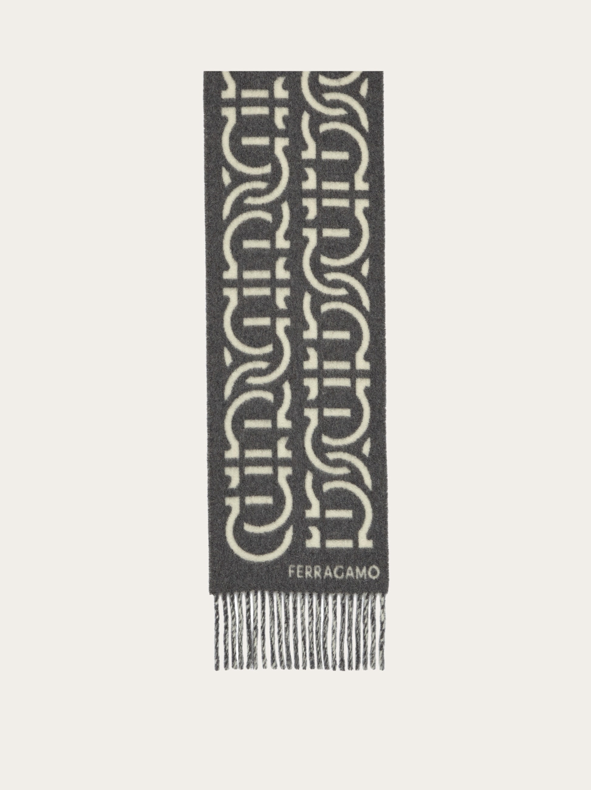 Gancini jacquard scarf - 1